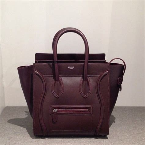 celine mini burgundy|celine handbags.